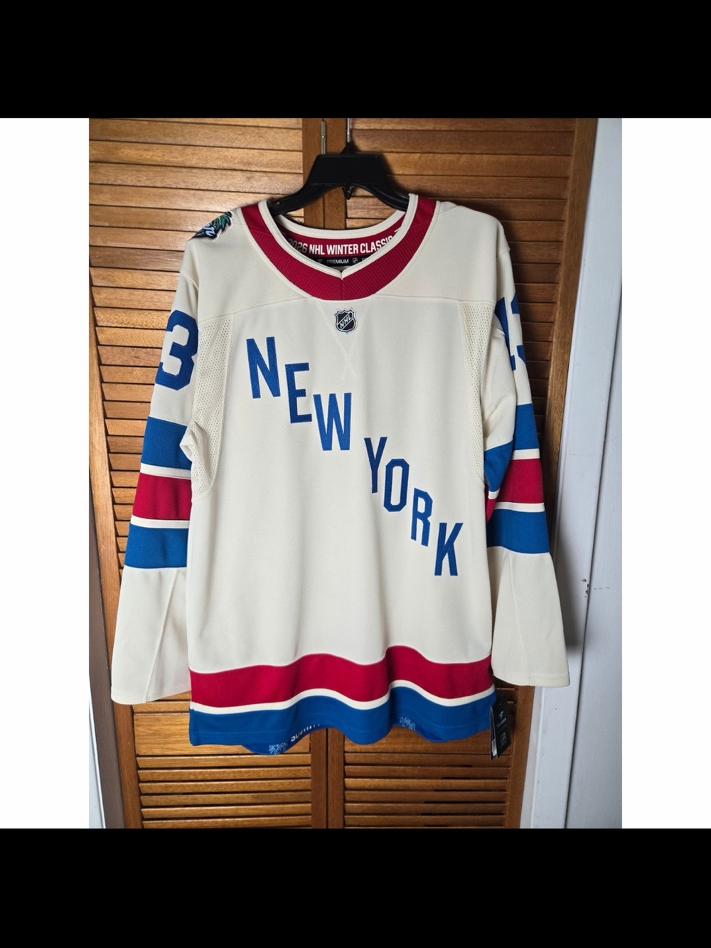 New York Rangers Lafreniere Winter Classic Fanatics Premium Size 52 (Large)
